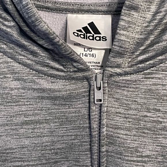 ADIDAS YOUTH Large Indicator Zip Hoodie - Picture 8 of 10